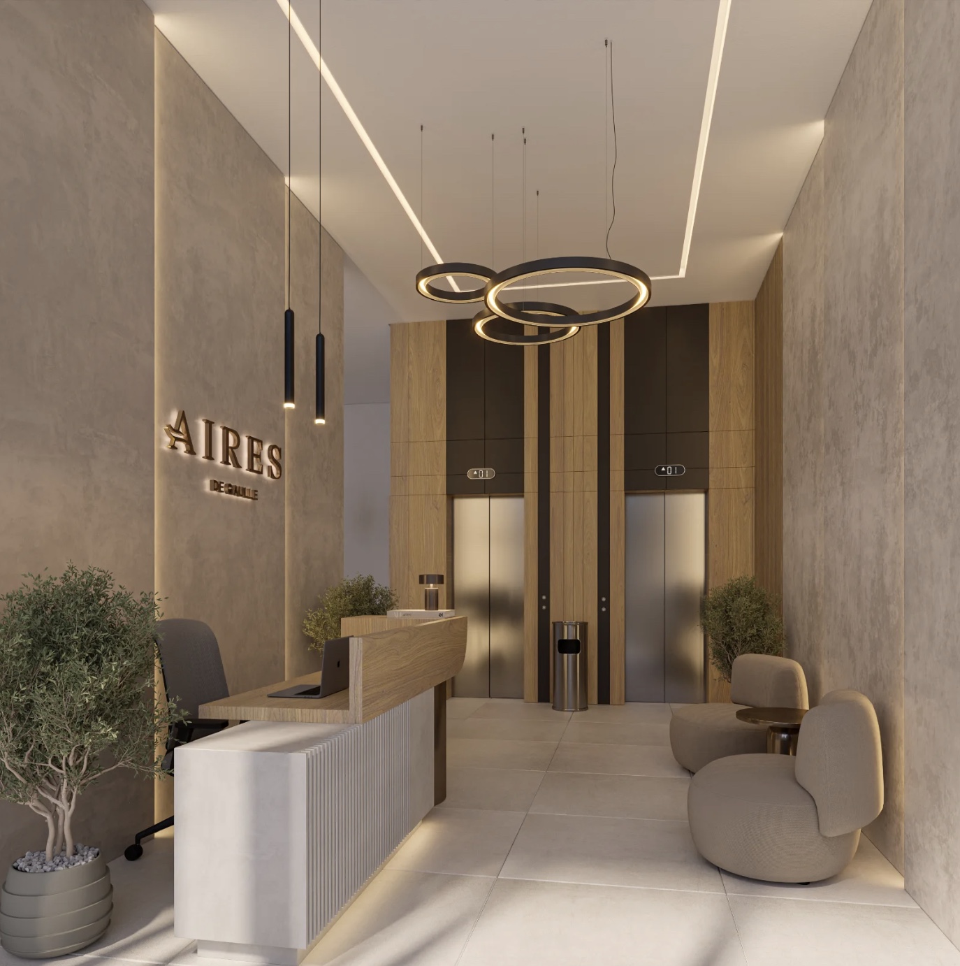 Lobby Aires de Gaulle