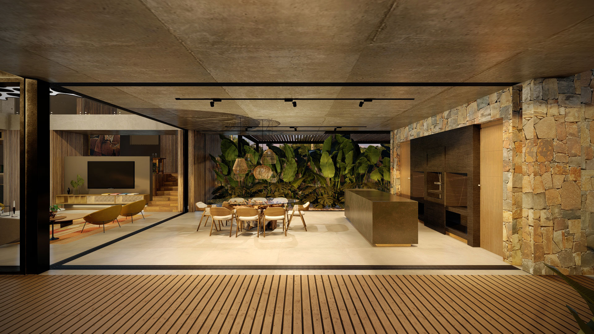Terrazas Malibú - arquitetura em terraços escalonados